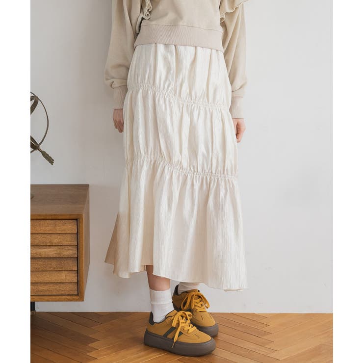 サテンシャーリングSK | RETRO GIRL | 詳細画像1 