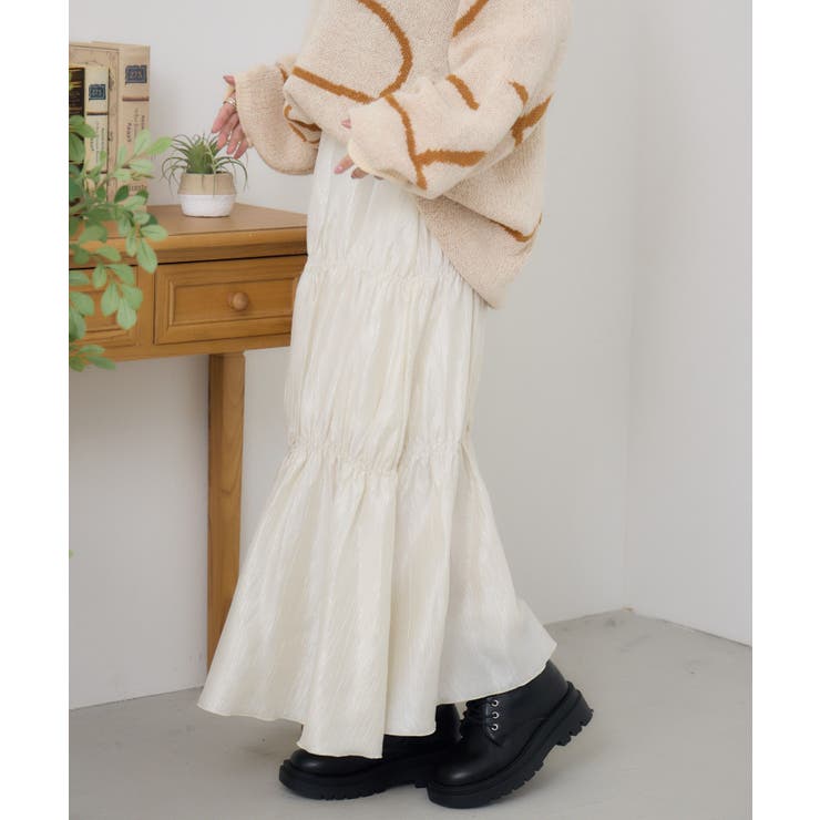 サテンシャーリングSK | RETRO GIRL | 詳細画像13 