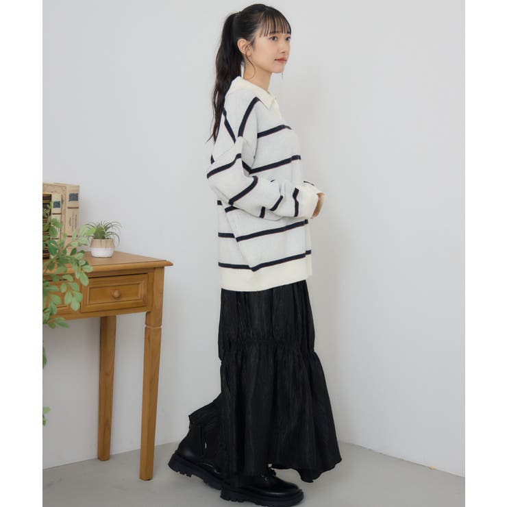 サテンシャーリングSK | RETRO GIRL | 詳細画像16 