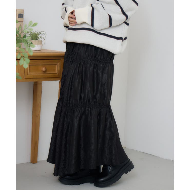 サテンシャーリングSK | RETRO GIRL | 詳細画像21 