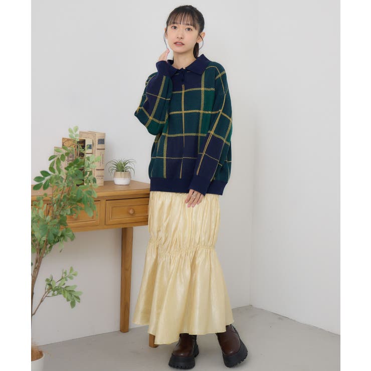 サテンシャーリングSK | RETRO GIRL | 詳細画像24 