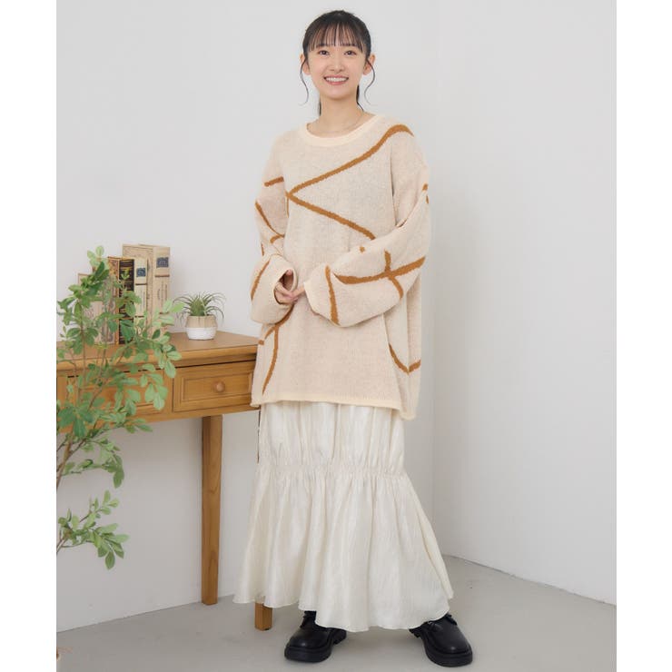 サテンシャーリングSK | RETRO GIRL | 詳細画像7 