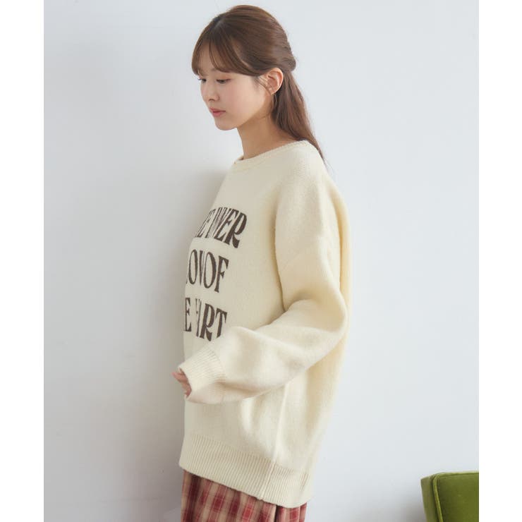 ラバープリントニット | RETRO GIRL | 詳細画像10 