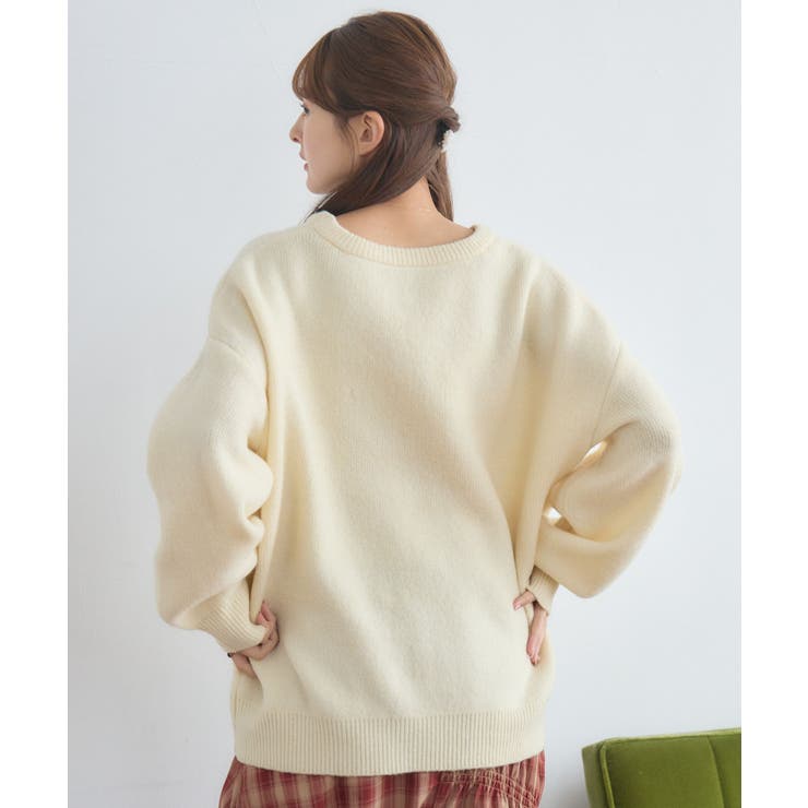 ラバープリントニット | RETRO GIRL | 詳細画像11 