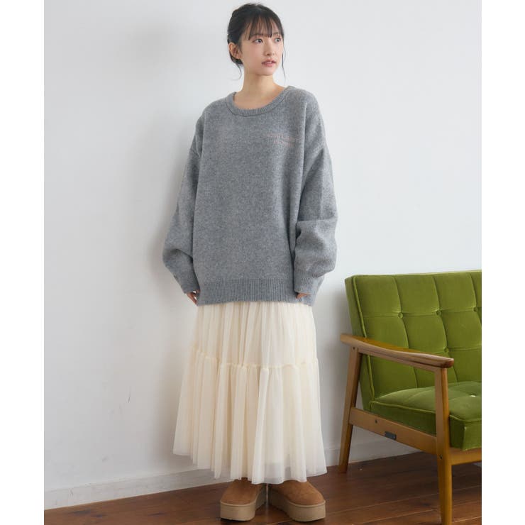 ラバープリントニット | RETRO GIRL | 詳細画像12 