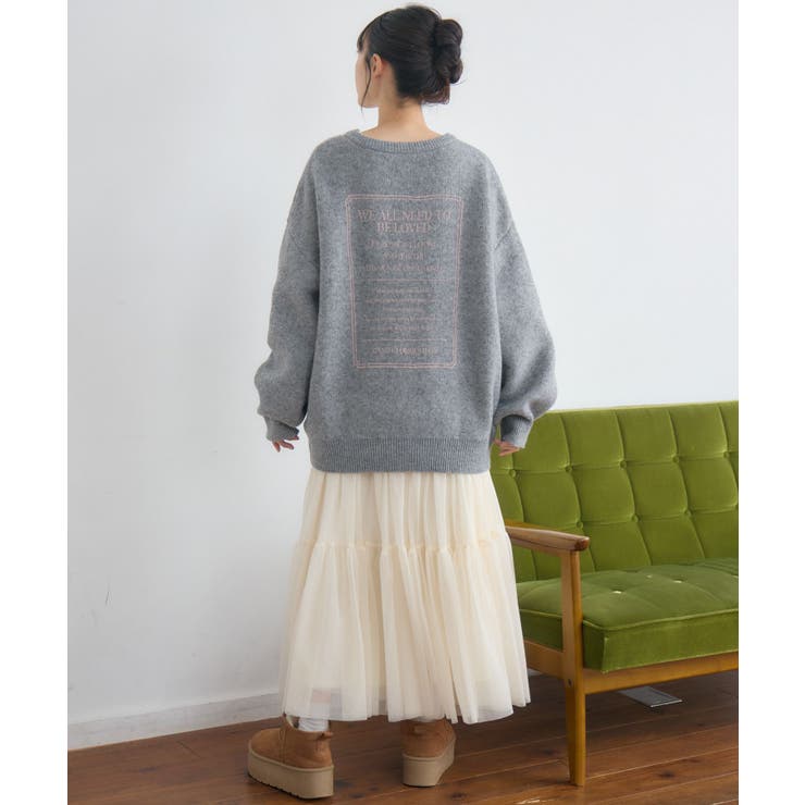 ラバープリントニット | RETRO GIRL | 詳細画像15 