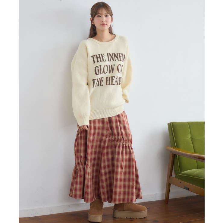 ラバープリントニット | RETRO GIRL | 詳細画像4 