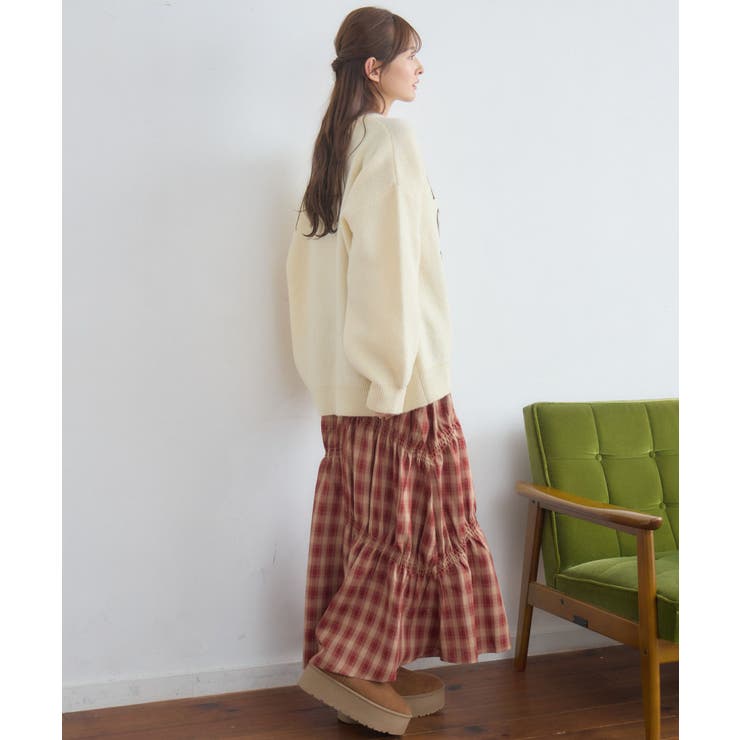 ラバープリントニット | RETRO GIRL | 詳細画像5 