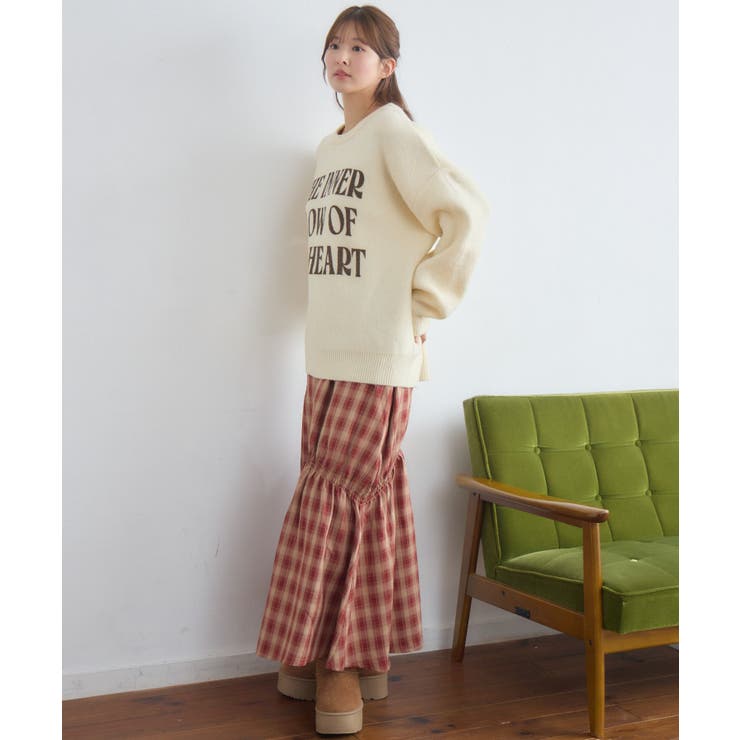 ラバープリントニット | RETRO GIRL | 詳細画像6 