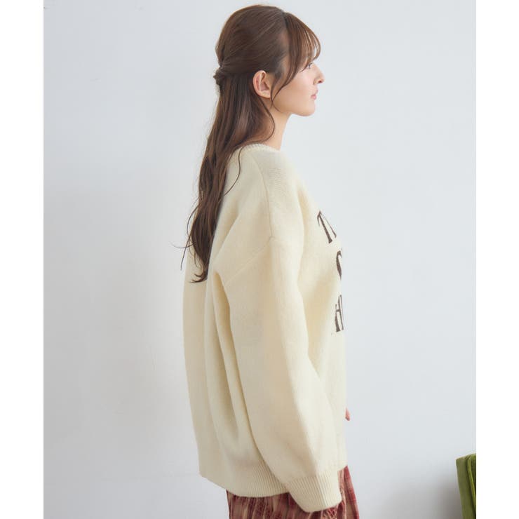 ラバープリントニット | RETRO GIRL | 詳細画像9 