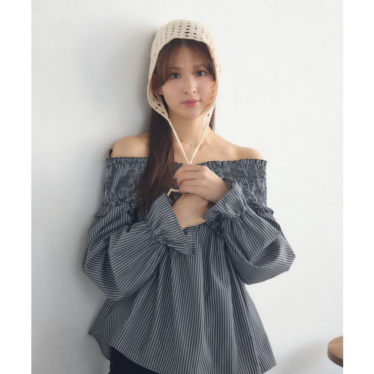 カシュクールブラウス[品番：RTGW0008809]｜RETRO GIRL（レトロ