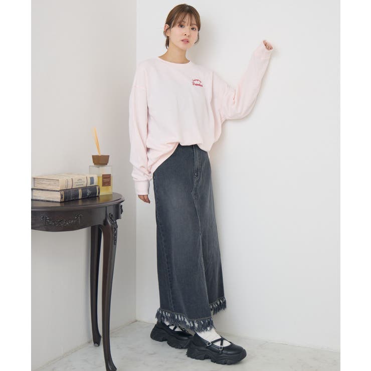 サガラ刺繍トレーナー | RETRO GIRL | 詳細画像11 