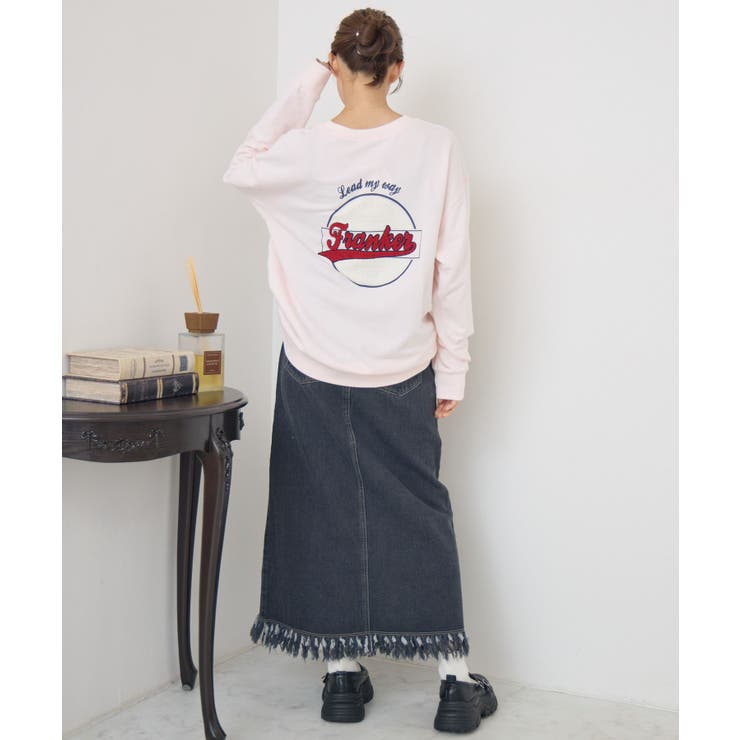 サガラ刺繍トレーナー | RETRO GIRL | 詳細画像13 