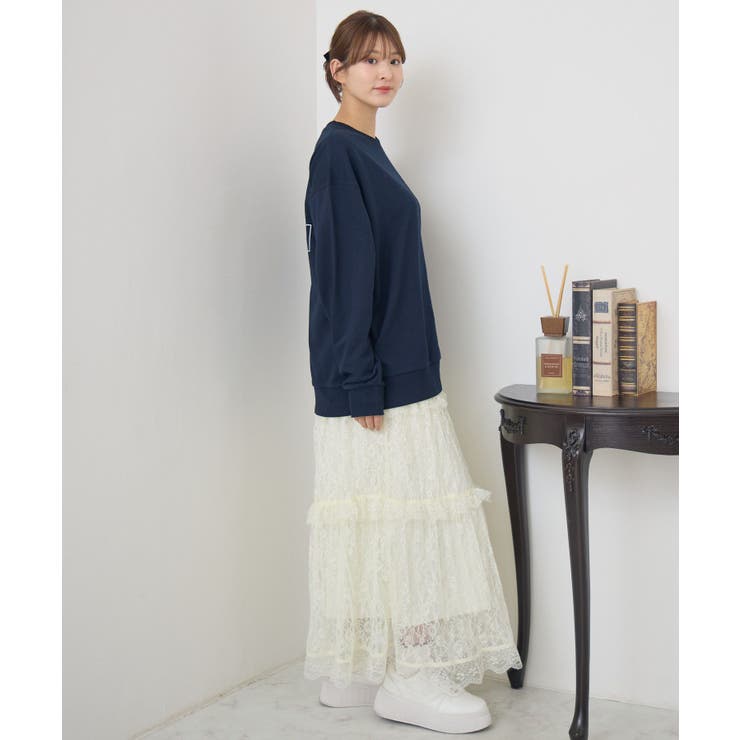 サガラ刺繍トレーナー | RETRO GIRL | 詳細画像19 