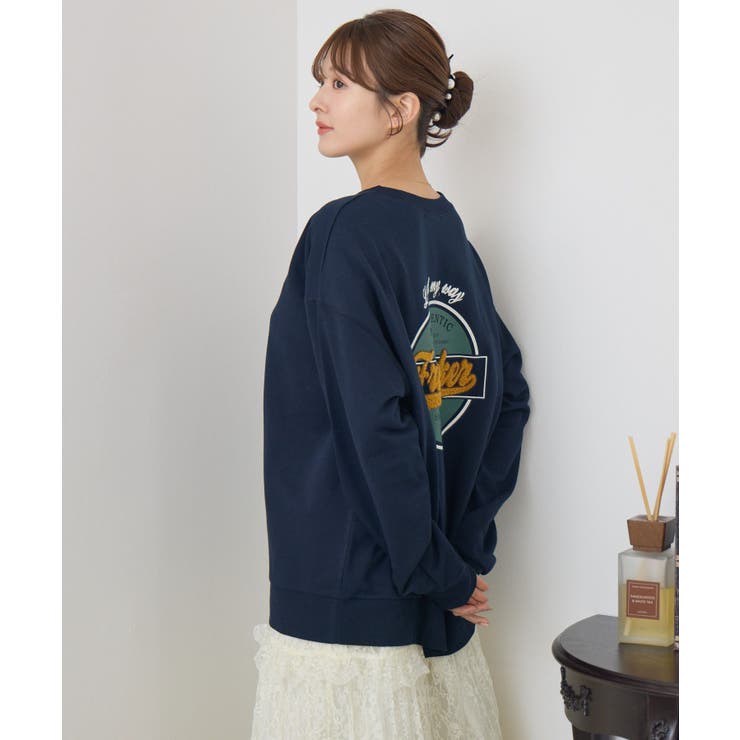 サガラ刺繍トレーナー | RETRO GIRL | 詳細画像24 