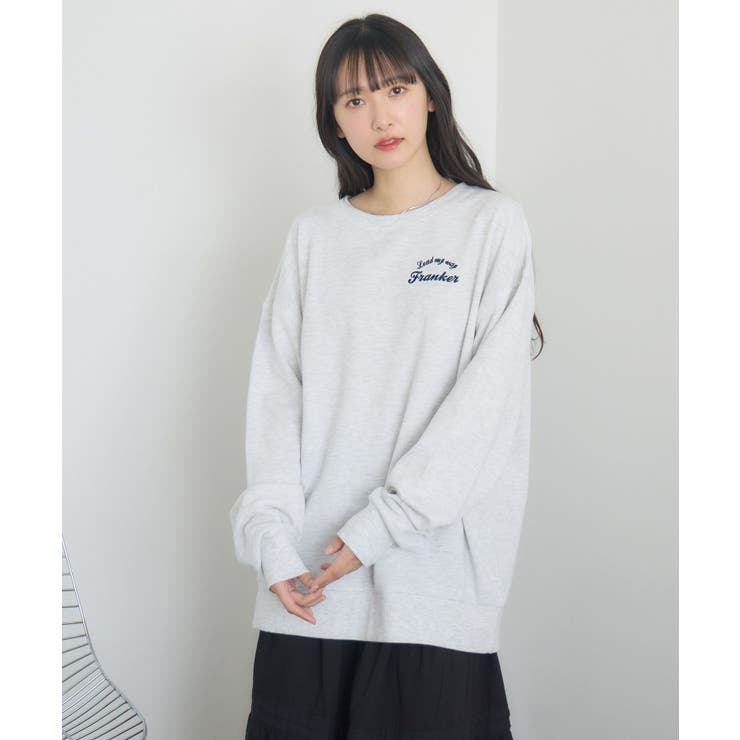 サガラ刺繍トレーナー | RETRO GIRL | 詳細画像6 