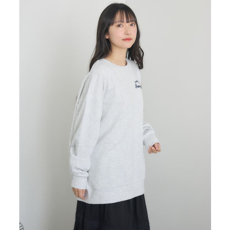 サガラ刺繍トレーナー | RETRO GIRL | 詳細画像7 