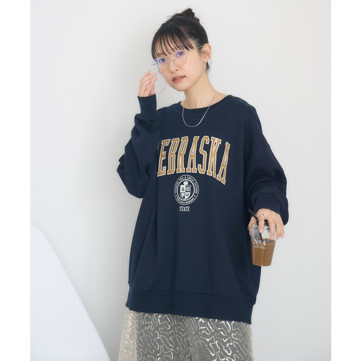 発泡プリントトレーナー | RETRO GIRL | 詳細画像18 