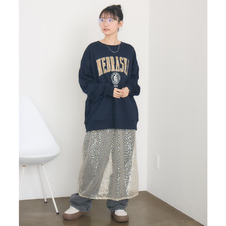 発泡プリントトレーナー | RETRO GIRL | 詳細画像19 