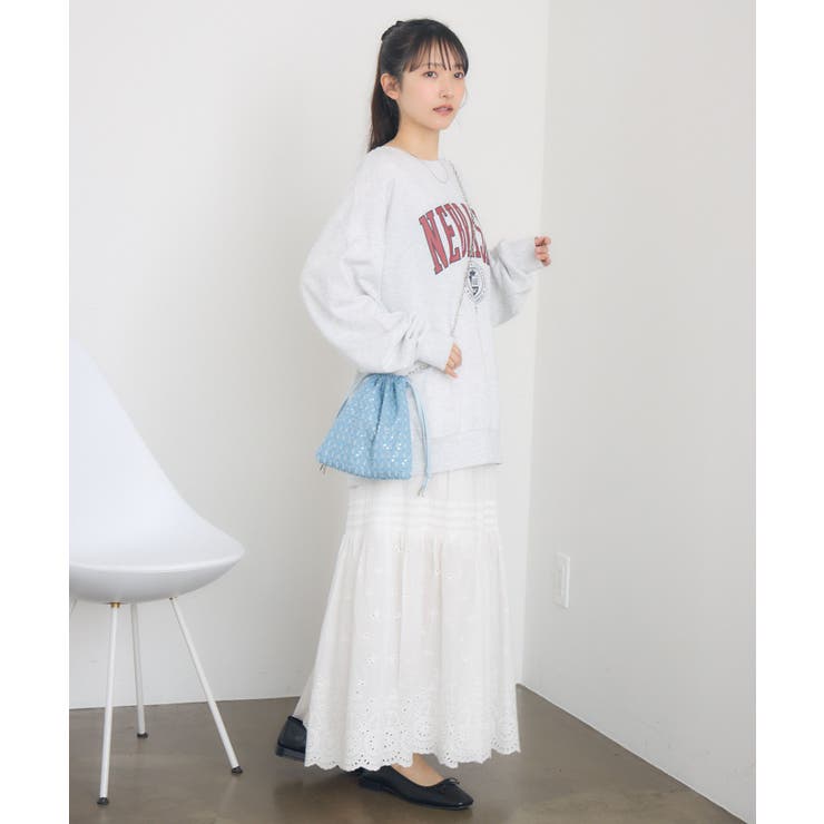 発泡プリントトレーナー | RETRO GIRL | 詳細画像3 