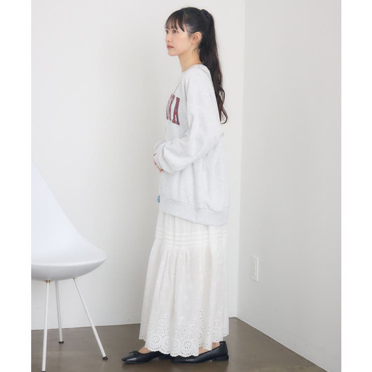 発泡プリントトレーナー | RETRO GIRL | 詳細画像4 