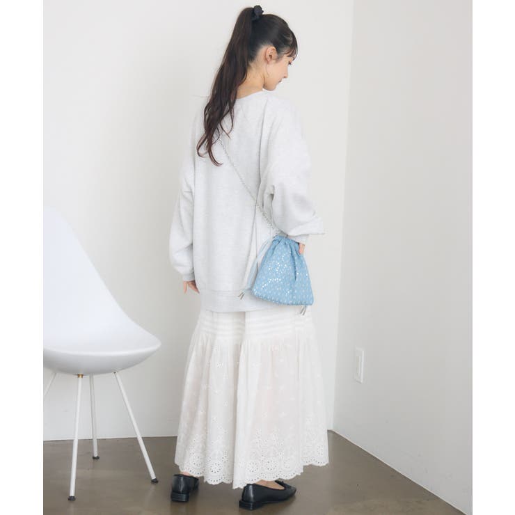 発泡プリントトレーナー | RETRO GIRL | 詳細画像5 