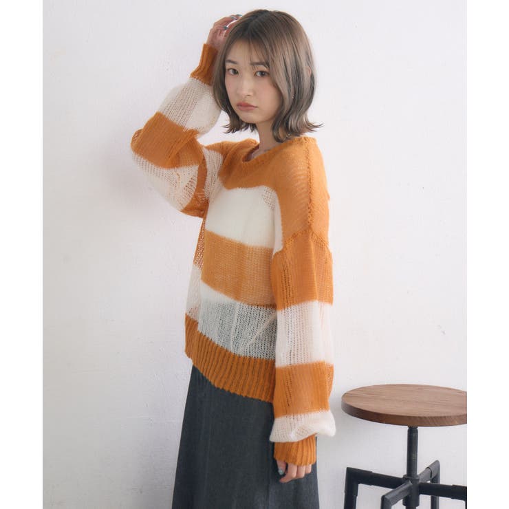 モヘアボーダーNT | RETRO GIRL | 詳細画像16 