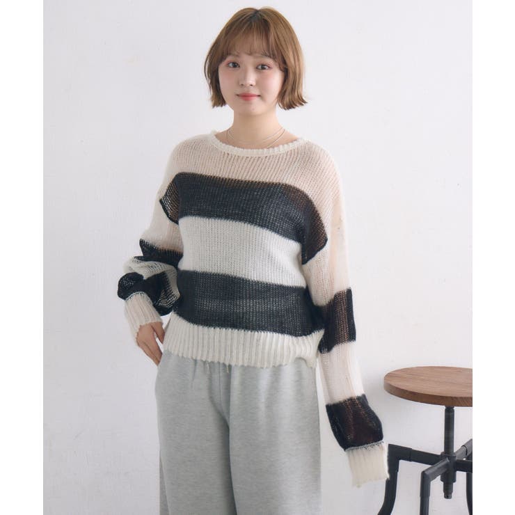 モヘアボーダーNT | RETRO GIRL | 詳細画像6 