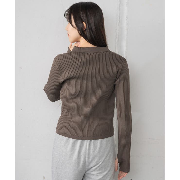 襟付チビボタンカーデ | RETRO GIRL | 詳細画像10 