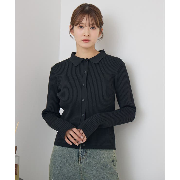 襟付チビボタンカーデ | RETRO GIRL | 詳細画像17 