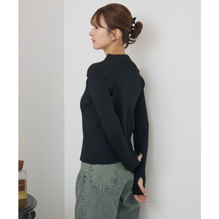 襟付チビボタンカーデ | RETRO GIRL | 詳細画像19 