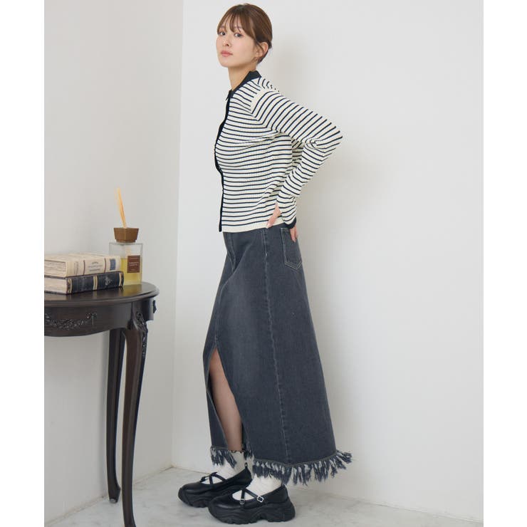 襟付チビボタンカーデ | RETRO GIRL | 詳細画像23 