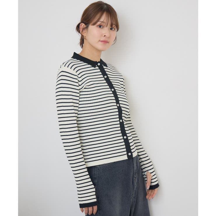 襟付チビボタンカーデ | RETRO GIRL | 詳細画像26 