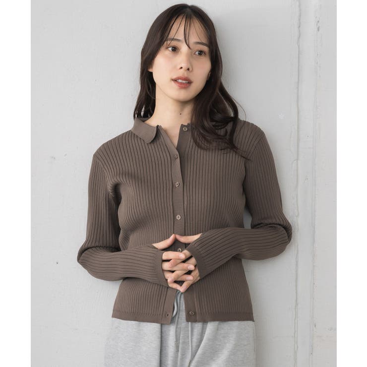 襟付チビボタンカーデ | RETRO GIRL | 詳細画像7 