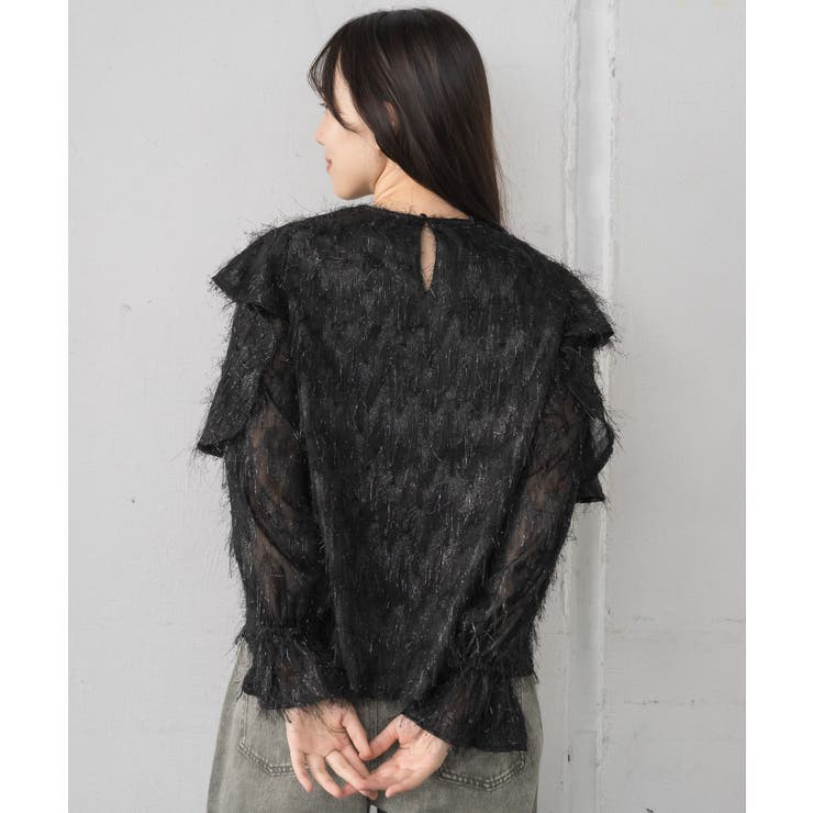 フェザー肩フリルBL | RETRO GIRL | 詳細画像18 