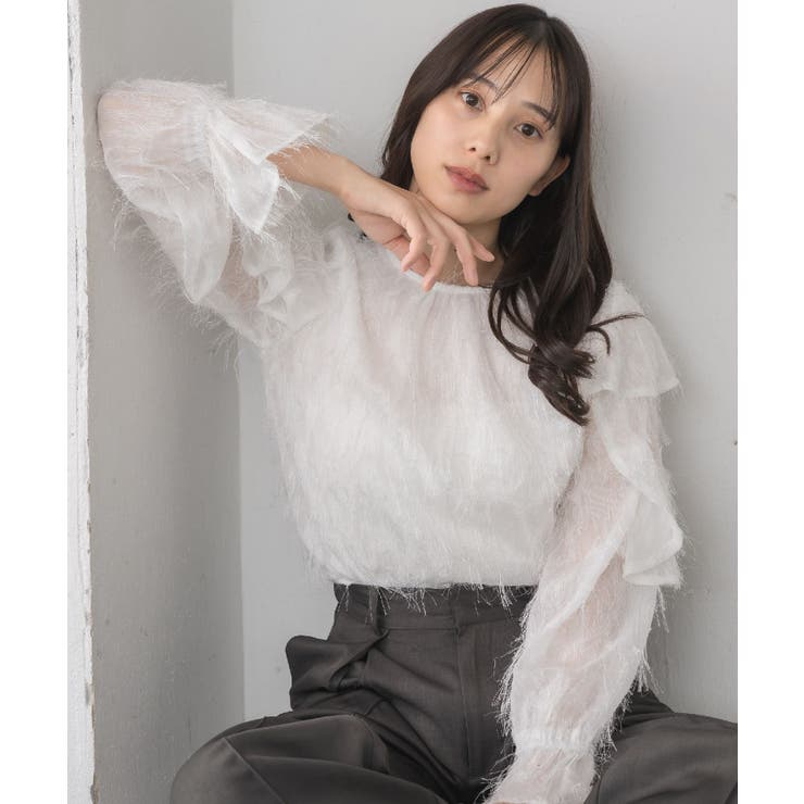 フェザー肩フリルBL | RETRO GIRL | 詳細画像2 