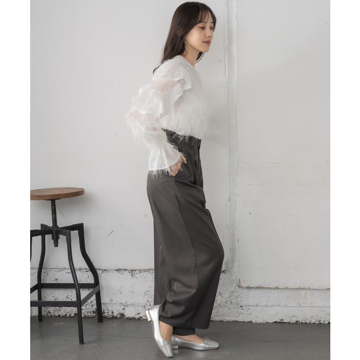 フェザー肩フリルBL | RETRO GIRL | 詳細画像4 