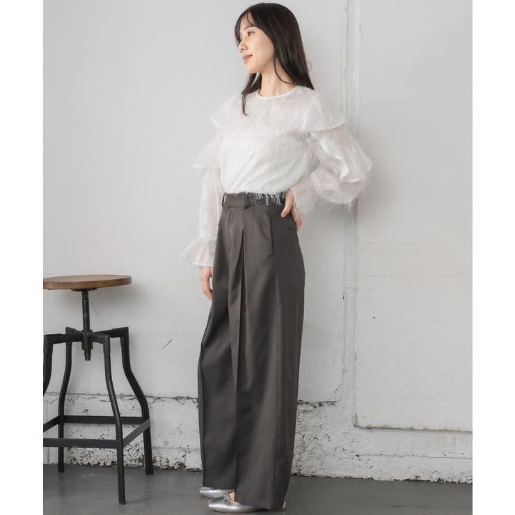 フェザー肩フリルBL | RETRO GIRL | 詳細画像5 