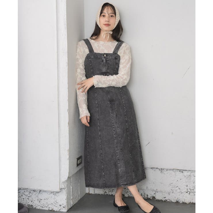 デニムフレアOP | RETRO GIRL | 詳細画像11 