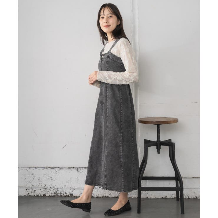 デニムフレアOP | RETRO GIRL | 詳細画像14 
