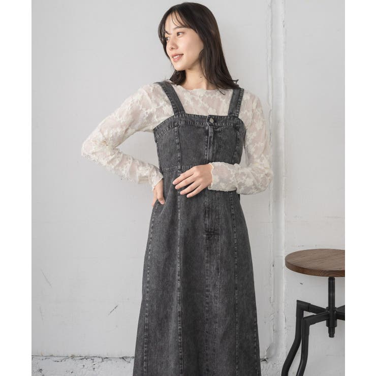 デニムフレアOP | RETRO GIRL | 詳細画像16 