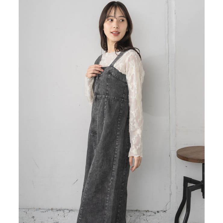 デニムフレアOP | RETRO GIRL | 詳細画像18 