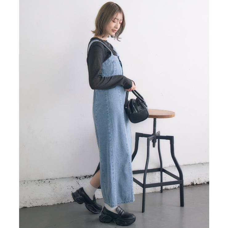 デニムフレアOP | RETRO GIRL | 詳細画像21 