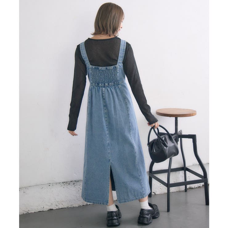 デニムフレアOP | RETRO GIRL | 詳細画像23 