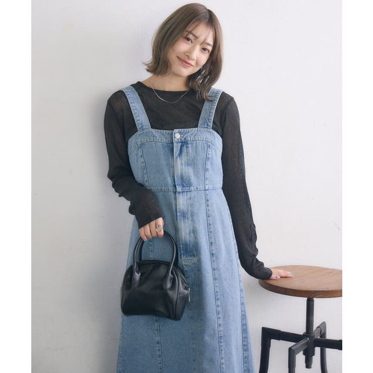 デニムフレアOP | RETRO GIRL | 詳細画像24 