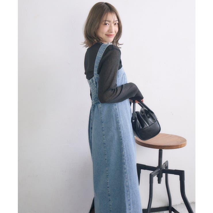デニムフレアOP | RETRO GIRL | 詳細画像25 