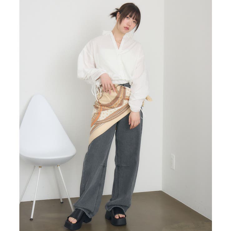 裾タックシャーリングSH | RETRO GIRL | 詳細画像25 