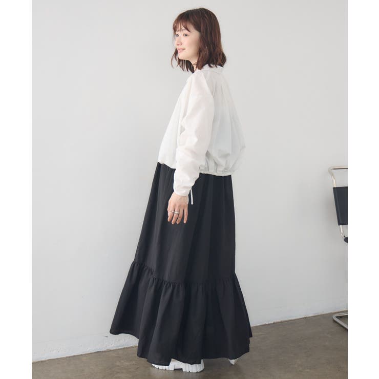 裾タックシャーリングSH | RETRO GIRL | 詳細画像4 