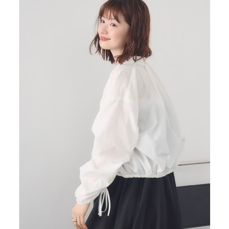 WHT2 | 裾タックシャーリングSH | RETRO GIRL