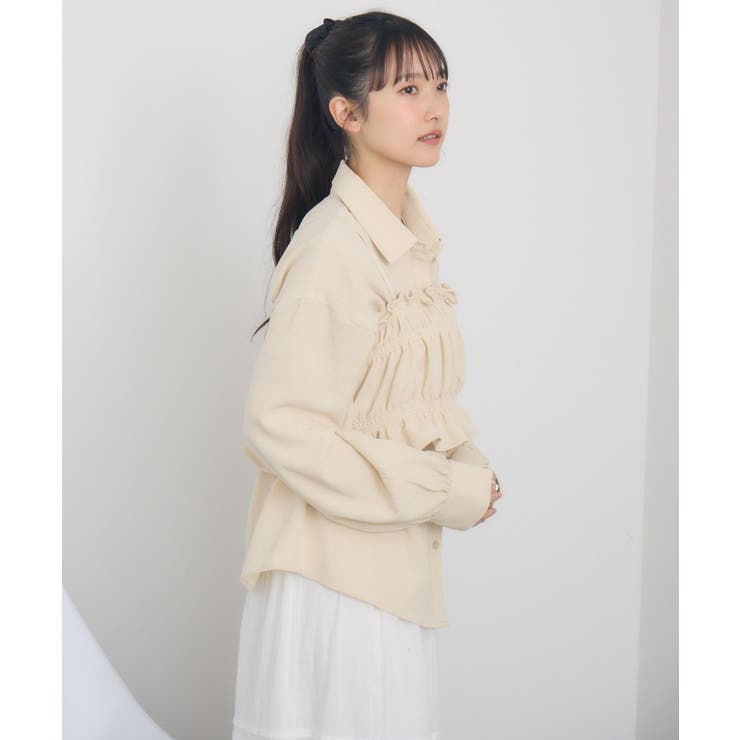 ギャザーキャミsetシャツ | RETRO GIRL | 詳細画像15 